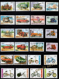 Different Themes Stamps Collection, Each Theme 50 Different Stamps, Used with Post Mark, World Real Postage Stamp, Stamp Set Lot