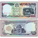 Afghanistan 5000 Afghani 1993 P-62 Original Banknot