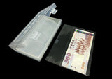 Protect Bag 100 pcs + Storage Box 1piece kit for banknote paper money collect