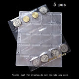 Album for Storage Coin and banknote, Collection Storage Book Kit,  Case Book holder sheet, collectibles pocket