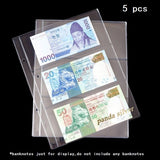 Album for Storage Coin and banknote, Collection Storage Book Kit,  Case Book holder sheet, collectibles pocket