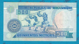 Mozambique, 500 Meticas, 1991, UNC Original Banknote for Collection