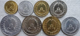 Djibouti, Set 8 PCS Coins, 1977-1996 (1-2-5-10-20-50-100 Francs) Coin for Collection