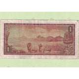 South Africa, 1 Rand, 1966-75, Used F Condition, Original Banknote for Collection