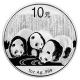 China, 2007 - 2026 Panda Silver Commemorative Coin, Real Original Silver for Collection Coin , China 10 Yuan Chinese New Year Gift Coin