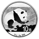China, 2007 - 2026 Panda Silver Commemorative Coin, Real Original Silver for Collection Coin , China 10 Yuan Chinese New Year Gift Coin