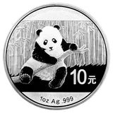China, 2007 - 2026 Panda Silver Commemorative Coin, Real Original Silver for Collection Coin , China 10 Yuan Chinese New Year Gift Coin