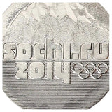 Russia, Set 4 PCS Coins, 2014, Russian Sochi Winter Sport Game Commemorative Coin for Collection