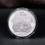 China, 2019 Lunar Animal Pig 30g Silver Coin Proof with COA & Box Chinese Zodiac Real Pure 999 Silver Coin for Collection