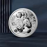 China, 2025, 3g Gold and 30g Silver, Sealed Panda Commemorative Coin, .999, Real Original Gold Coin , with Gift Box