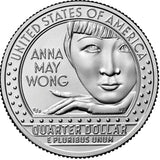 US, American, Set 7 PCS Coins, 2022-2023 Women, Quarter, Original Coin for Collection