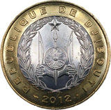 Djibouti, 250 Francs, 2012, UNC Original Coin  for Collection