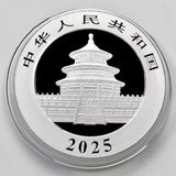 China, 2025 Panda Commemorative Graded Silver Coin, 30g Silver Coin, Original Coin with Case for Collection