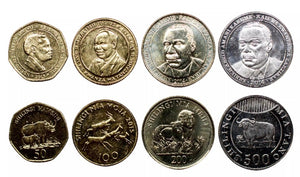 Tanzania, Set 4 PCS Coin, 2014-2015, Coins for Collection