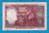 Spain, 500 Pesetas, 1931, Used VF Condition, Original Banknote for Collection