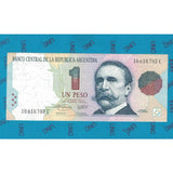 Argentina, 1 Peso, 1993, UNC Original Banknote for Collection