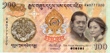 Bhutan, 100 Ngultrum, 2011 P-35, Commemorating The Loyal Wedding, UNC Original Banknote for Collection