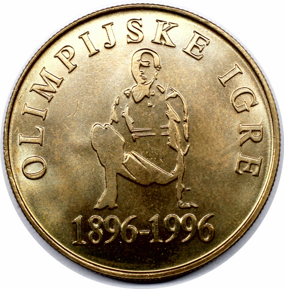 Slovenia, 5 Tolarjev, 1996, AUNC Original Coin for Collection
