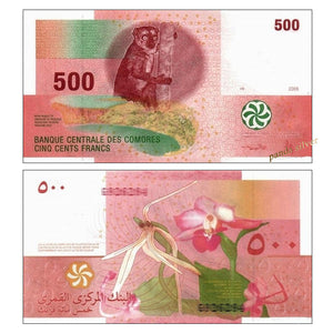 Comoros 500 Francs, 2006 P-15, UNC Original Banknote for Collection