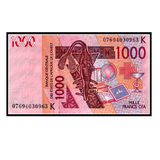 Senegal, 1000 Francs, 2001-1005 Random Year, P-715, UNC Original Banknote for Collection