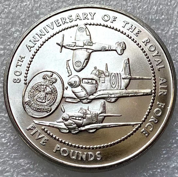 Guernsey, 5 Pound, 1998, UNC Original Coin for Collection