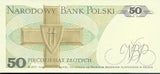 Poland 50 Zlotych 1988 P-142 banknote , real original