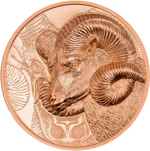 Mongolia, 250 Tugrik, 2022, UNC Original Brass Coin for Collection
