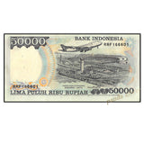 Indonesia 50000 Rupiah 1995 P-136 UNC original Banknote