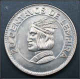 Honduras, 20 Cents, 1973, AUNC Original Coin for Collection