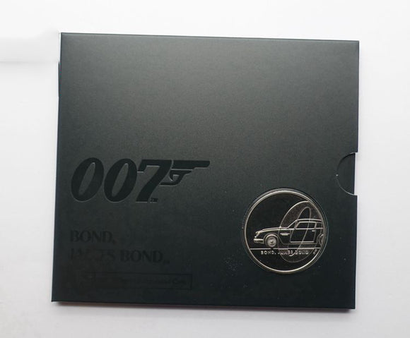 UK, 2020 5 Pounds, British Original 007 Commemorative Coin with Mini Folder