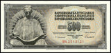 Yugoslavi 500 Dinara 1986 P-91 Original Banknote
