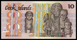 Cook Islands, 10 Dollars, 1987, P-4, AUNC Original Banknote for Collection