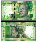 South Africa 10 Rand random year , p-138 UNC original Banknote