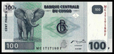 Congo, 100 Francs, 2007, P-98, UNC Original Banknote for Collection