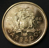 Barbados, 5 Cents, 2008, UNC Original Coin for Collection
