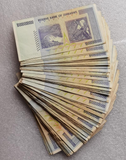 Zimbabwe 10000000000, Ten Billion Dollars, Bad Used Condition, XF, Old Banknote for Collection, 1 Piece