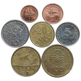 Greece Set 5 PCS Coins, Coin for Collection
