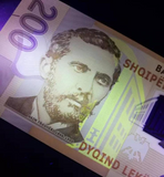 Albania 200 Leke, 2017/2019, P-New, Polymer UNC Original Banknote