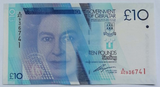 Gibraltar, 10 Pounds, 2011 P-36, UNC Banknote for Collection