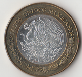 Mexico, 100 Pesos, 2004, AUNC Original Coin for Collection