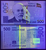 Albania, 500 Leke, 2022(2020), UNC Original Banknote for Collection