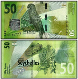 Seychelles 50 Rupees 2016 P-New UNC original banknote