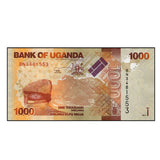 Uganda 1000 (1,000) Shillings , Full bundle Lot (100 PCS),  2013-2017, P-49 New, UNC original banknote