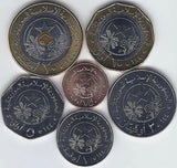 Mauritania Set 6 PCS Coins, Coin for Collection