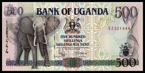 Uganda, 500 Shillings, 1998, P-35b, UNC Original Banknote for Collection