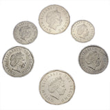 Eastern Caribbean, Set 6 PCS Coins, Original Coin for Collection