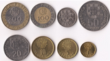 Portugal, Set 8 PCS Coins, UNC Original Coin for Collection