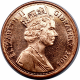 Gibraltar, 1 Penny, 2004, AUNC Original Coin for Collection