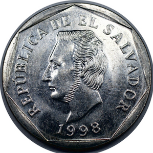 El Salvador, 10 Centavos, Random Year, UNC Original Coin for Collection