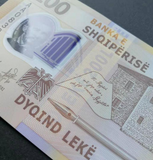 Albania 200 Leke, 2017/2019, P-New, Polymer UNC Original Banknote